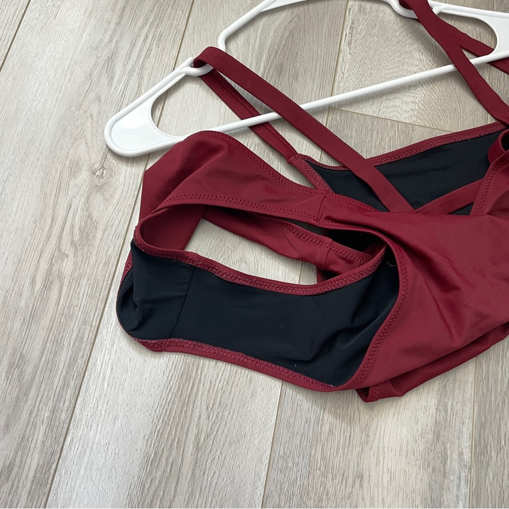 Solid & Striped Swimsuit Square Neck Cheeky One P… - image 6